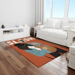 slash singer rectangle area rug for living room home room decor gift for friends and family light room sls7
