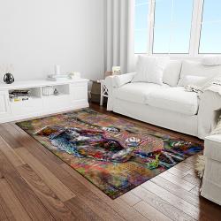 slash singer rectangle area rug for living room home room decor gift for friends and family light room sls8