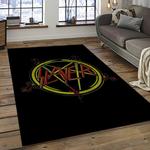 slayer band rectangle area rug carpet for living room home room decor gift for friends dark room sla10