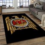 slayer band rectangle area rug carpet for living room home room decor gift for friends dark room sla11