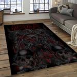 slayer band rectangle area rug carpet for living room home room decor gift for friends dark room sla16