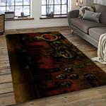 slayer band rectangle area rug carpet for living room home room decor gift for friends dark room sla26