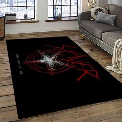 Slayer Band Rectangle Area Rug Carpet For Living Room Home Room Decor Gift For Friends SLA40