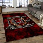 slayer band rectangle area rug carpet for living room home room decor gift for friends dark room sla44