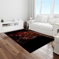 slayer band rectangle area rug carpet for living room home room decor gift for friends light room sla12