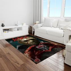 slayer band rectangle area rug carpet for living room home room decor gift for friends light room sla2