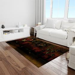 slayer band rectangle area rug carpet for living room home room decor gift for friends light room sla26