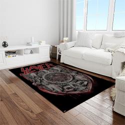 slayer band rectangle area rug carpet for living room home room decor gift for friends light room sla27