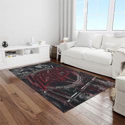 slayer band rectangle area rug carpet for living room home room decor gift for friends light room sla3