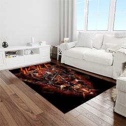 slayer band rectangle area rug carpet for living room home room decor gift for friends light room sla32