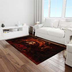 slayer band rectangle area rug carpet for living room home room decor gift for friends light room sla35