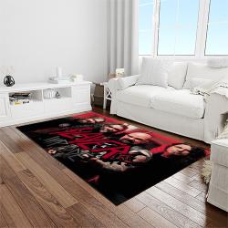 slayer band rectangle area rug carpet for living room home room decor gift for friends light room sla39