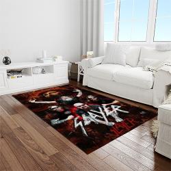 slayer band rectangle area rug carpet for living room home room decor gift for friends light room sla5