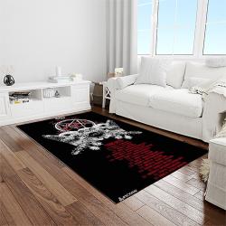slayer band rectangle area rug carpet for living room home room decor gift for friends light room sla7