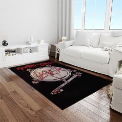 slayer band rectangle area rug carpet for living room home room decor gift for friends light room sla8