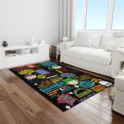south park cartoon carpet rectangle area rug for living room home room decor gift for friends light room sop5