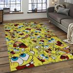 spongebob squarepants cartoon carpet rectangle area rug for living room home room decor gift for friends dark room sbsq5