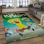 spongebob squarepants cartoon carpet rectangle area rug for living room home room decor gift for friends dark room sbsq50