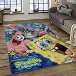 spongebob squarepants cartoon carpet rectangle area rug for living room home room decor gift for friends dark room sbsq59