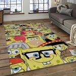 spongebob squarepants cartoon carpet rectangle area rug for living room home room decor gift for friends dark room sbsq7