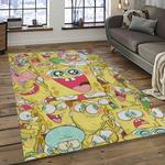 spongebob squarepants cartoon carpet rectangle area rug for living room home room decor gift for friends dark room sbsq9