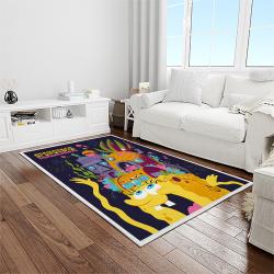 spongebob squarepants cartoon carpet rectangle area rug for living room home room decor gift for friends light room sbsq12