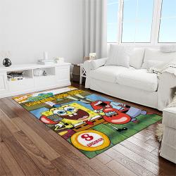 spongebob squarepants cartoon carpet rectangle area rug for living room home room decor gift for friends light room sbsq17