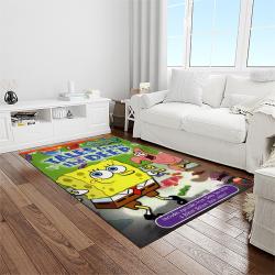spongebob squarepants cartoon carpet rectangle area rug for living room home room decor gift for friends light room sbsq18