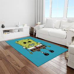 spongebob squarepants cartoon carpet rectangle area rug for living room home room decor gift for friends light room sbsq19