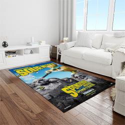 spongebob squarepants cartoon carpet rectangle area rug for living room home room decor gift for friends light room sbsq21