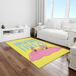 spongebob squarepants cartoon carpet rectangle area rug for living room home room decor gift for friends light room sbsq27