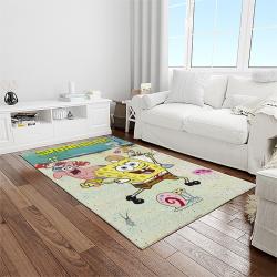 spongebob squarepants cartoon carpet rectangle area rug for living room home room decor gift for friends light room sbsq30