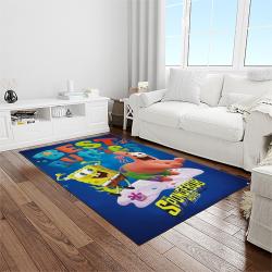spongebob squarepants cartoon carpet rectangle area rug for living room home room decor gift for friends light room sbsq33