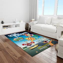 spongebob squarepants cartoon carpet rectangle area rug for living room home room decor gift for friends light room sbsq35