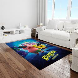 spongebob squarepants cartoon carpet rectangle area rug for living room home room decor gift for friends light room sbsq36
