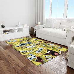 spongebob squarepants cartoon carpet rectangle area rug for living room home room decor gift for friends light room sbsq48