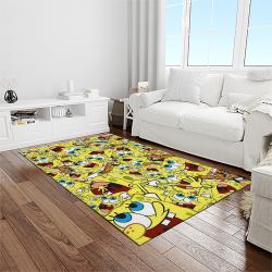 spongebob squarepants cartoon carpet rectangle area rug for living room home room decor gift for friends light room sbsq5