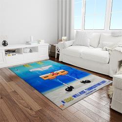 spongebob squarepants cartoon carpet rectangle area rug for living room home room decor gift for friends light room sbsq52