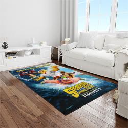 spongebob squarepants cartoon carpet rectangle area rug for living room home room decor gift for friends light room sbsq55
