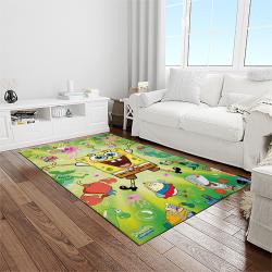 spongebob squarepants cartoon carpet rectangle area rug for living room home room decor gift for friends light room sbsq57