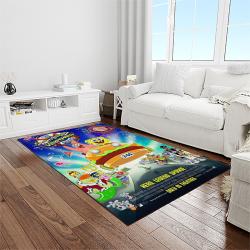 spongebob squarepants cartoon carpet rectangle area rug for living room home room decor gift for friends light room sbsq58