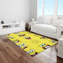 spongebob squarepants cartoon carpet rectangle area rug for living room home room decor gift for friends light room sbsq8