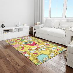spongebob squarepants cartoon carpet rectangle area rug for living room home room decor gift for friends light room sbsq9