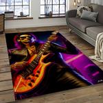 steve vai guitarist rectangle area rug carpet for living room home room decor gift for friends dark room sva20