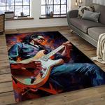 steve vai guitarist rectangle area rug carpet for living room home room decor gift for friends dark room sva8