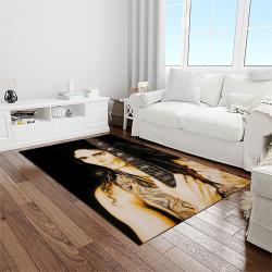 steve vai guitarist rectangle area rug carpet for living room home room decor gift for friends light room sva22