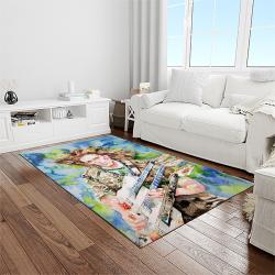 steve vai guitarist rectangle area rug carpet for living room home room decor gift for friends light room sva23
