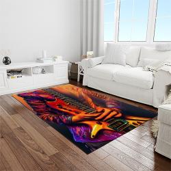 steve vai guitarist rectangle area rug carpet for living room home room decor gift for friends light room sva7