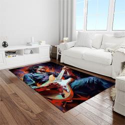 steve vai guitarist rectangle area rug carpet for living room home room decor gift for friends light room sva8