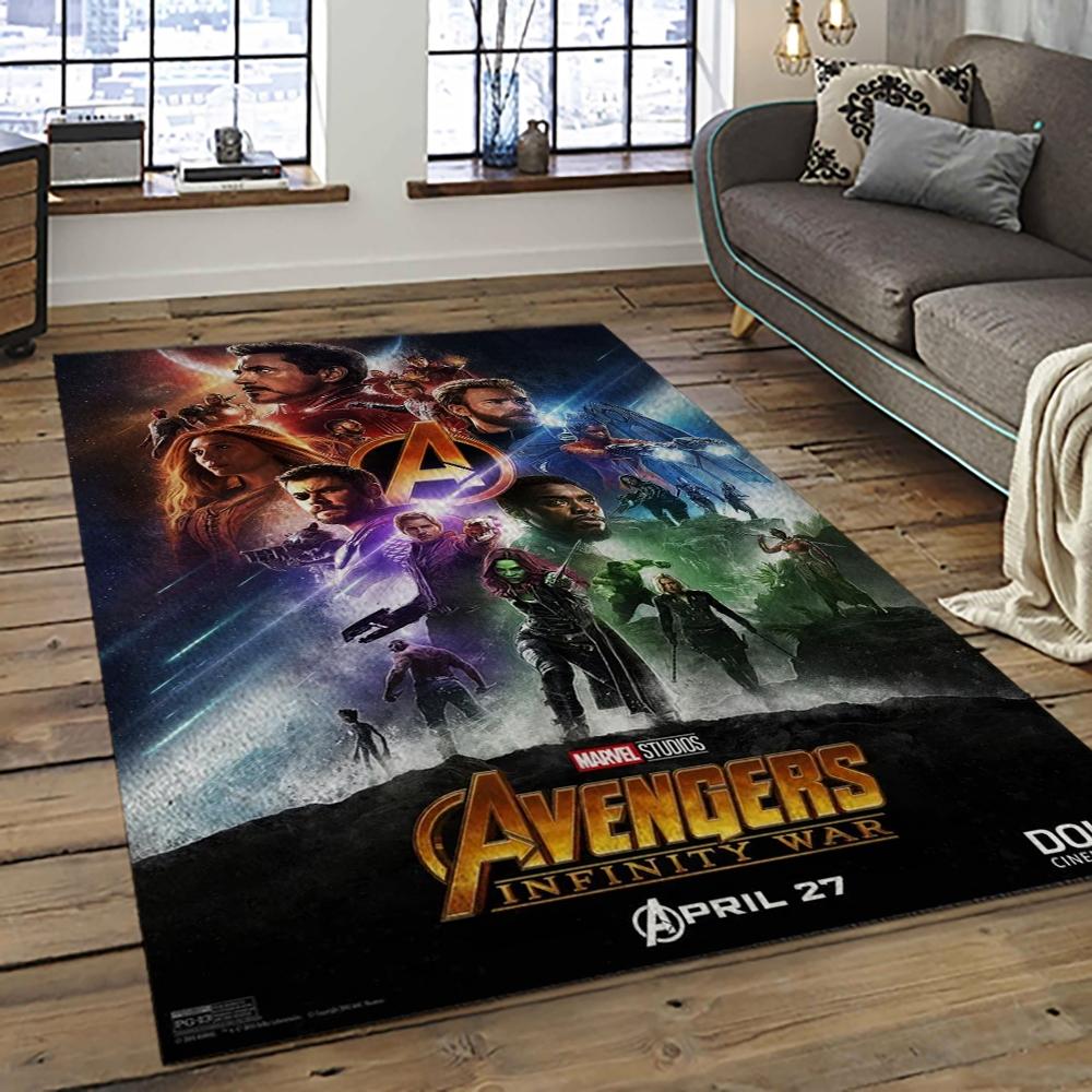The Avengers Movie Carpet Rectangle Area Rug For Living Room Home Room Decor Gift For Friends And Family TA65 the avengers movie carpet rectangle area rug for living room home room decor gift for friends and family dark room ta65